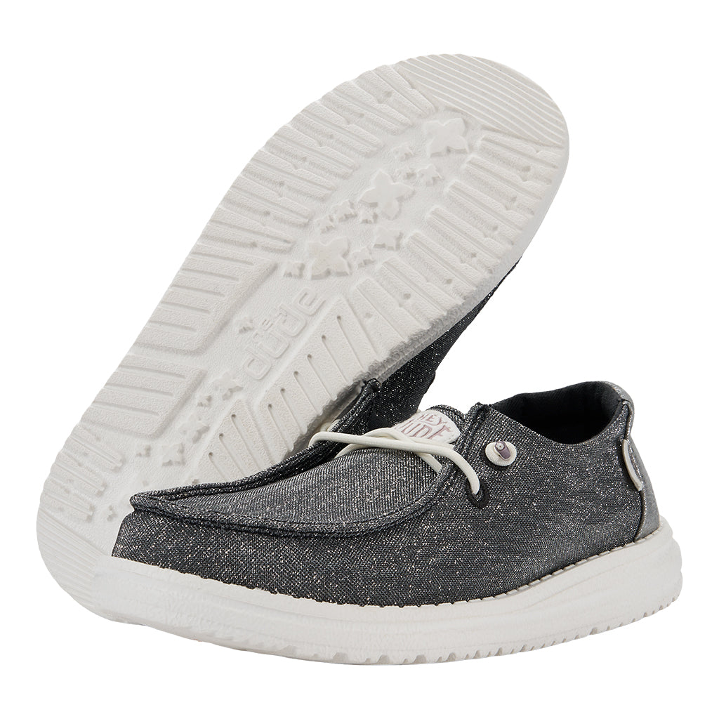 Wendy Youth Metallic Sparkle - Charcoal - Image 3