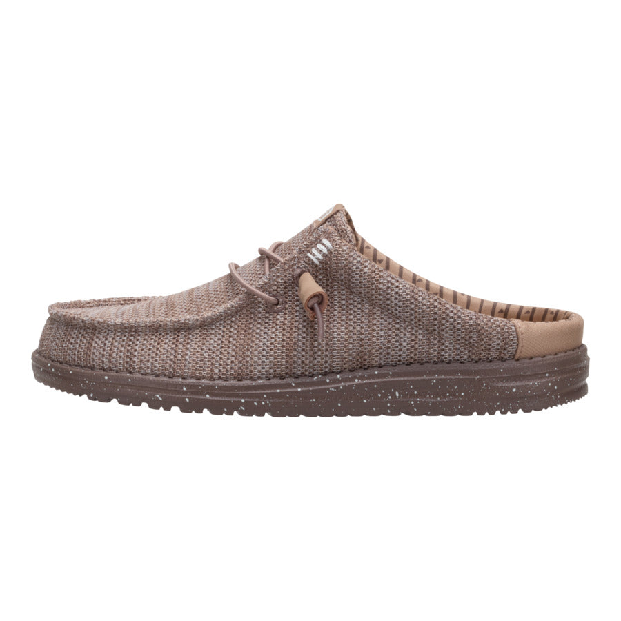 Wally Slip Stretch Sox - Deep Taupe/Chanterelle Tan