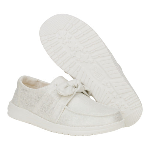 Wendy Bow Shimmer - Metallic Silver - Image 3