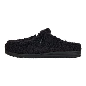 Wally Slipper - Cozy Black/Black