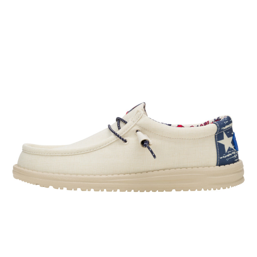 Wally Texas Flag - Bone White