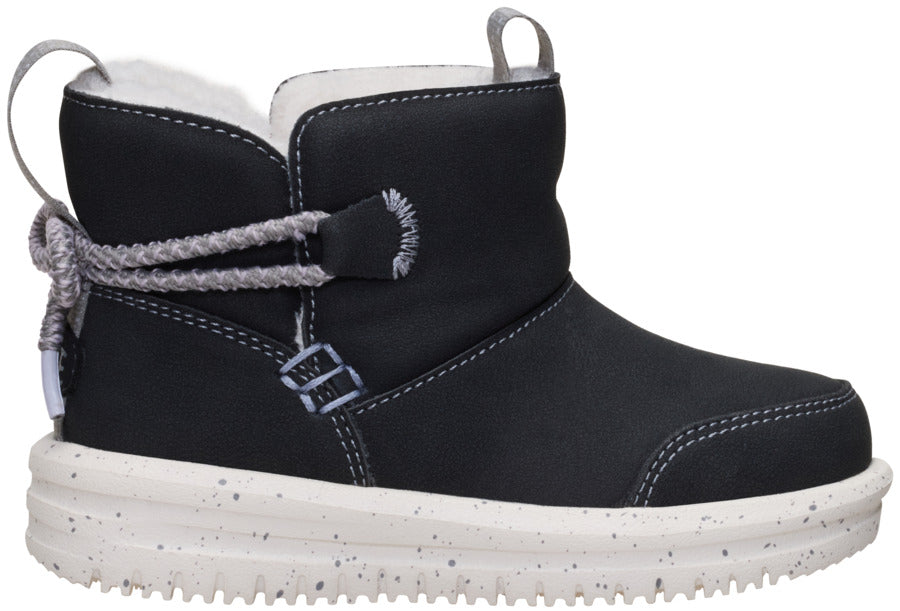 Camden Bow Boot Toddler Cozy - Black - Image 8