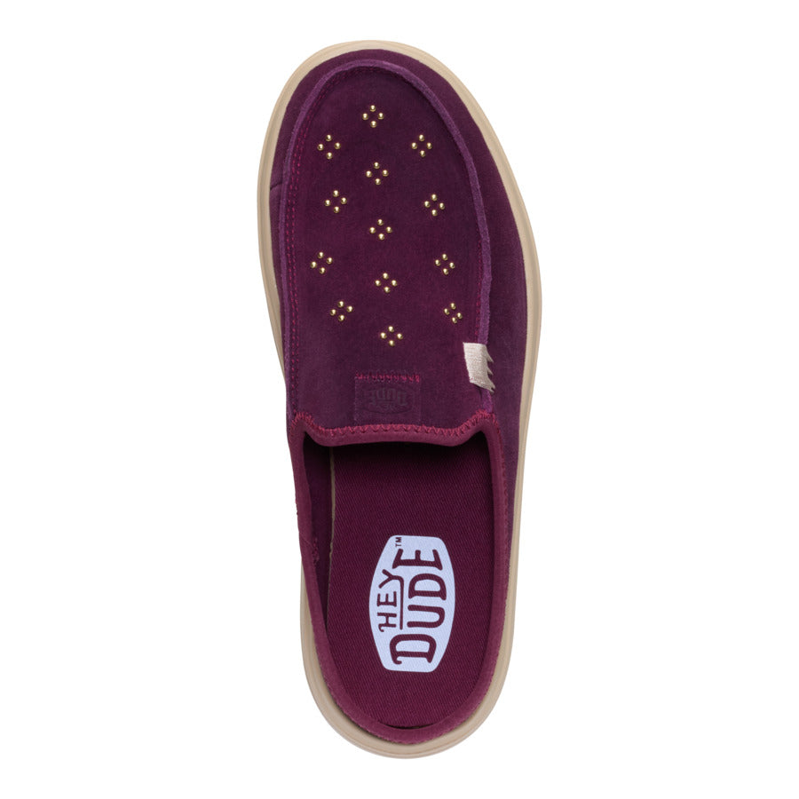 Austin Lift Suede Stud - Fig Purple - Image 6