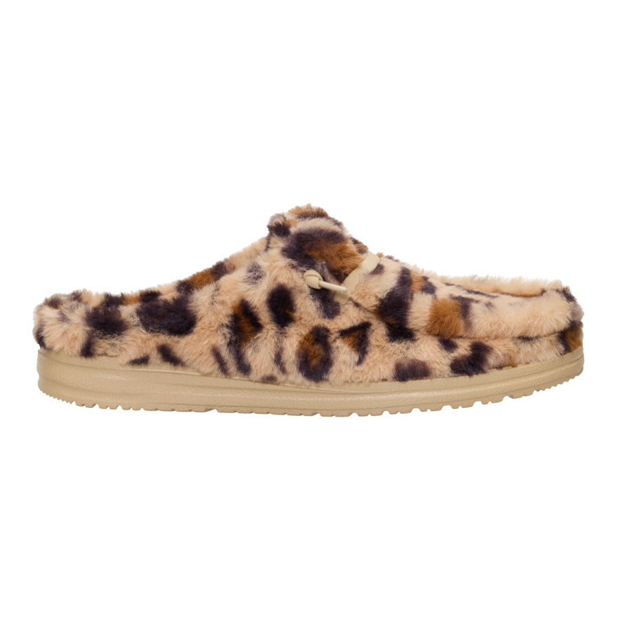 Wendy Slipper Leo Fur - Tan/Multi - Image 8