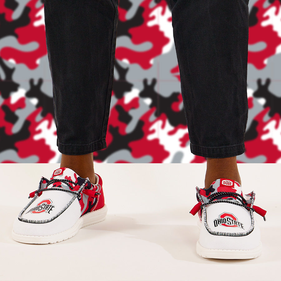 Men's Wally Tri The Ohio State - Ohio State Varsity Red/Black - Image 2